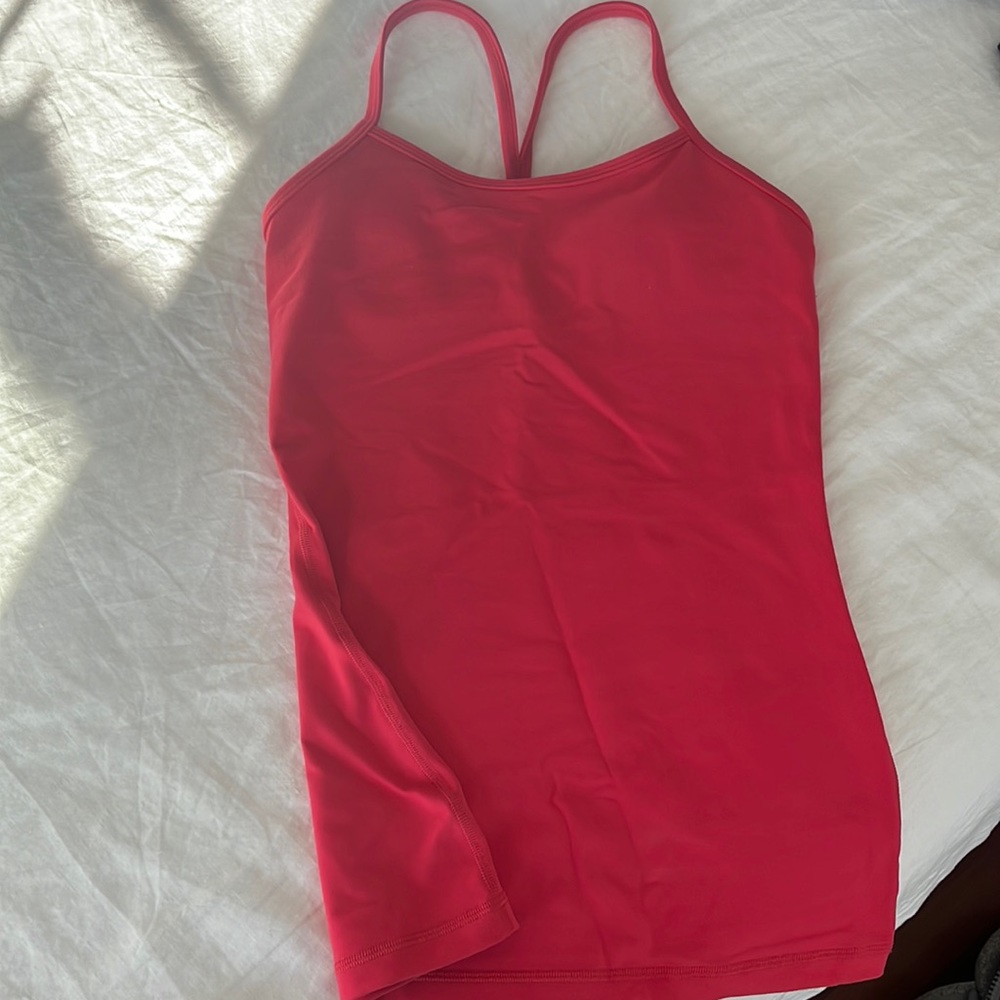Pink lululemon tank